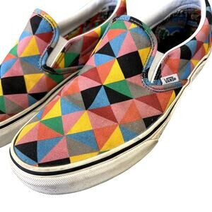 Vans Classic Slip On Sneakers Moma Fiath Ringgold Edition Women's Size 9.5